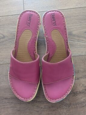Born Pink Slip-On Clog Sandals